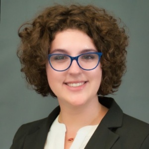Woman with glasses